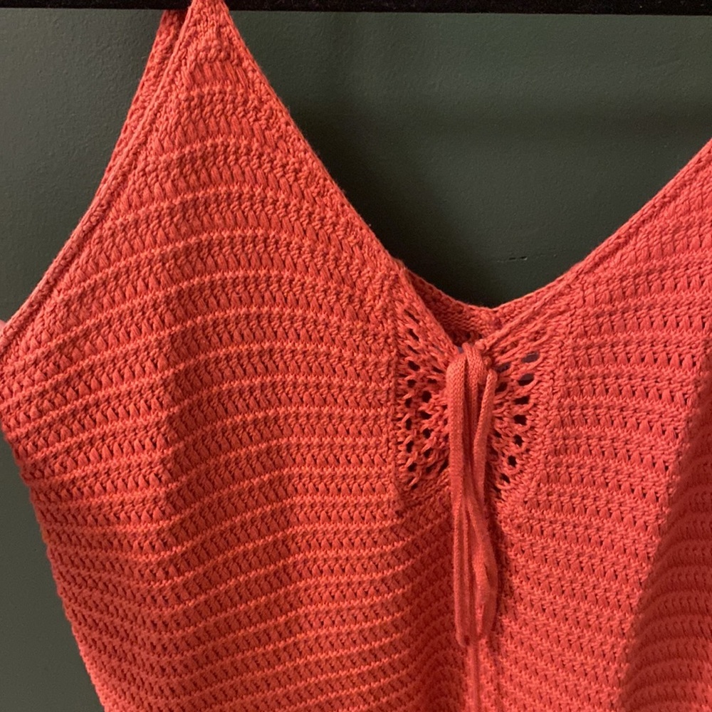 Crochet Rust Tank - Picture 2 of 7